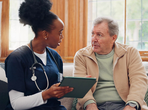 A therapist leading a small group session