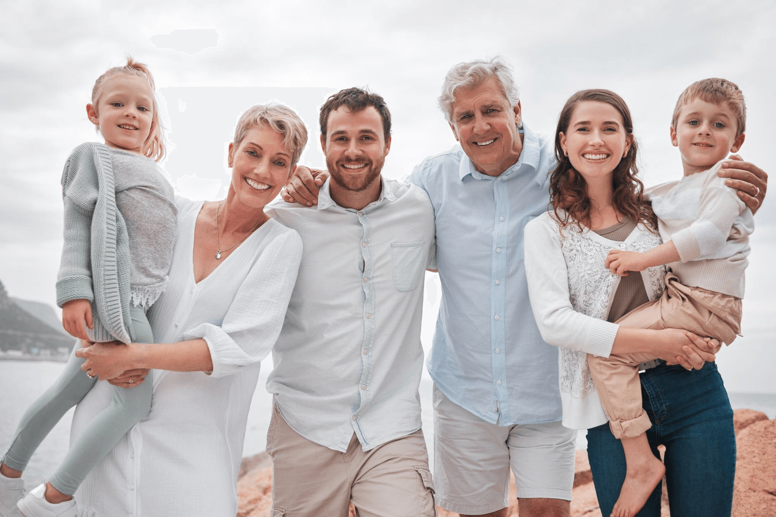 A family meeting with a care team member